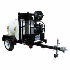 Commercial Hot Water Dot Trailer Pressure Washer Package